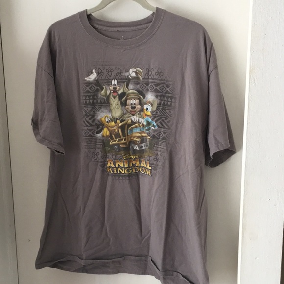 Disney XL Animal Kingdom tshirt. Gray - Picture 1 of 3